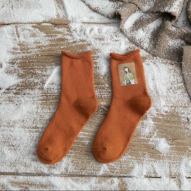 Winter Terry Socks Floor Socks Female Plus Velvet Thick Warm Socks Curling Sen Crew Socks Wholesale Fluffy Fuzzy Socks